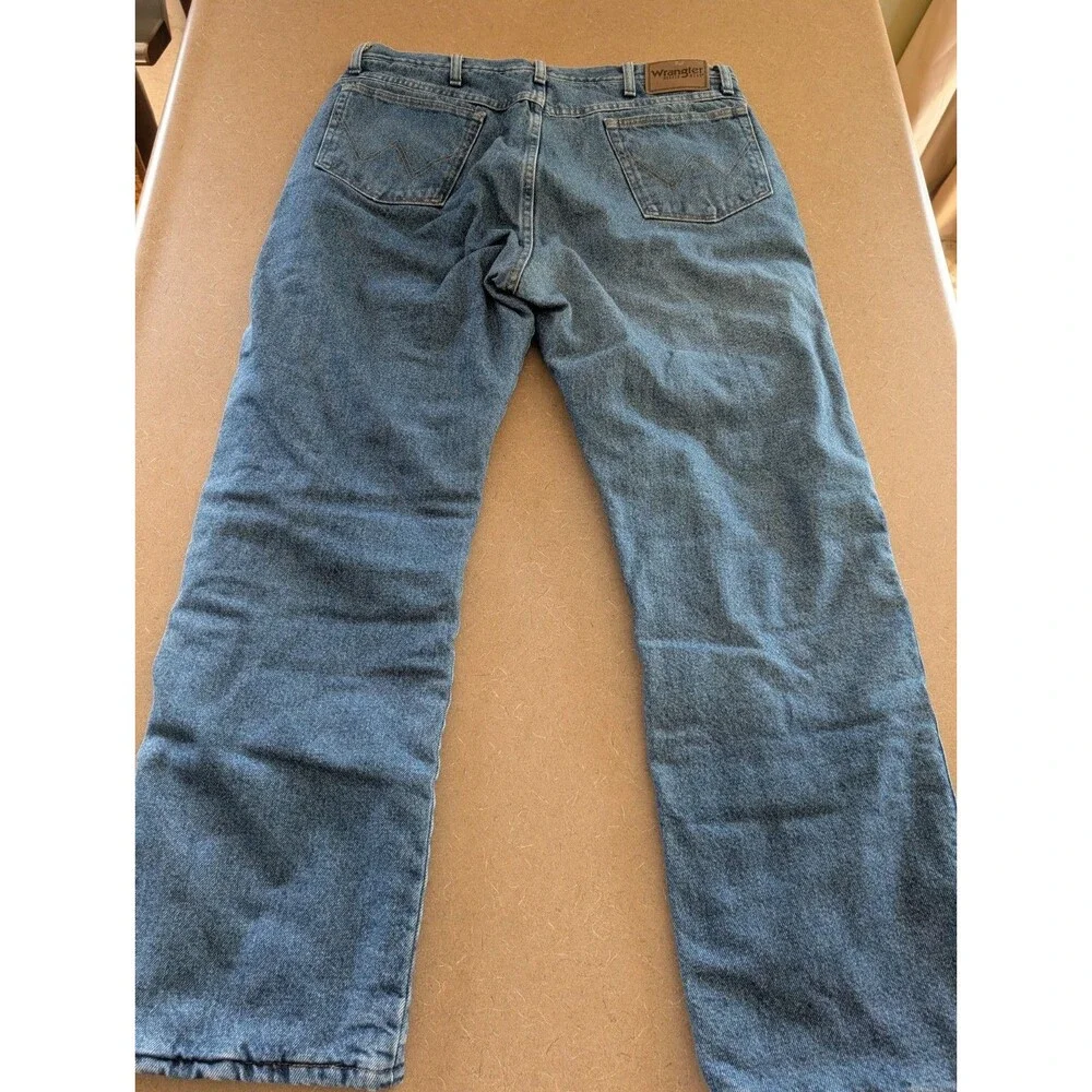 Wrangler Rugged Wear Thermal jeans Thinsulate Insulation 3M Mens Size 36x30
